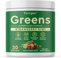 Super Greens Powder Superfood Greens Juice Drink Mix with Spirulina Chlorella Adaptogens &amp Fiber Digestive Enzymes Pre + Probiotics Supplement for Women &amp Men Bloating &amp Gut Health 3