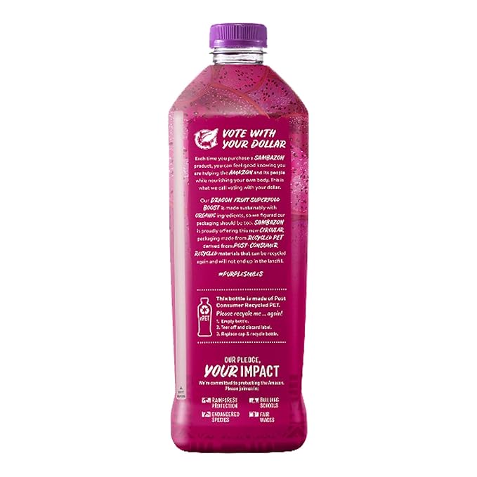 Sambzon Organic Dragon Fruit Juice Blend 64 fl. Oz.
