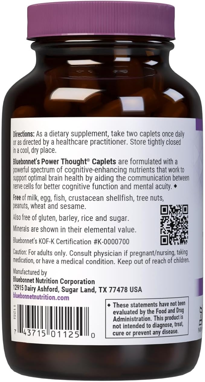 Bluebonnet Power Thought Supplement 90 Count