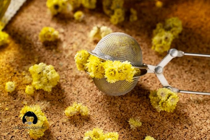 Helichrysum Immortelle Dried Flowers (2 OZ = 57 grams) Sandy Immortelle Herb Tea Wild Harvest from Armenia