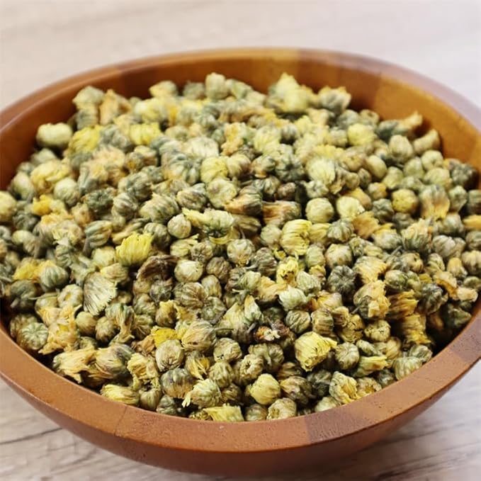 Royal Seafood USA Premium Dried Chinese Chrysanthemum Tea 8oz Dried Chrysanthemum Chinese herbal tea flower tea Caffeine free 九龍堂 菊花茶 干菊花 杭州菊花茶 去火