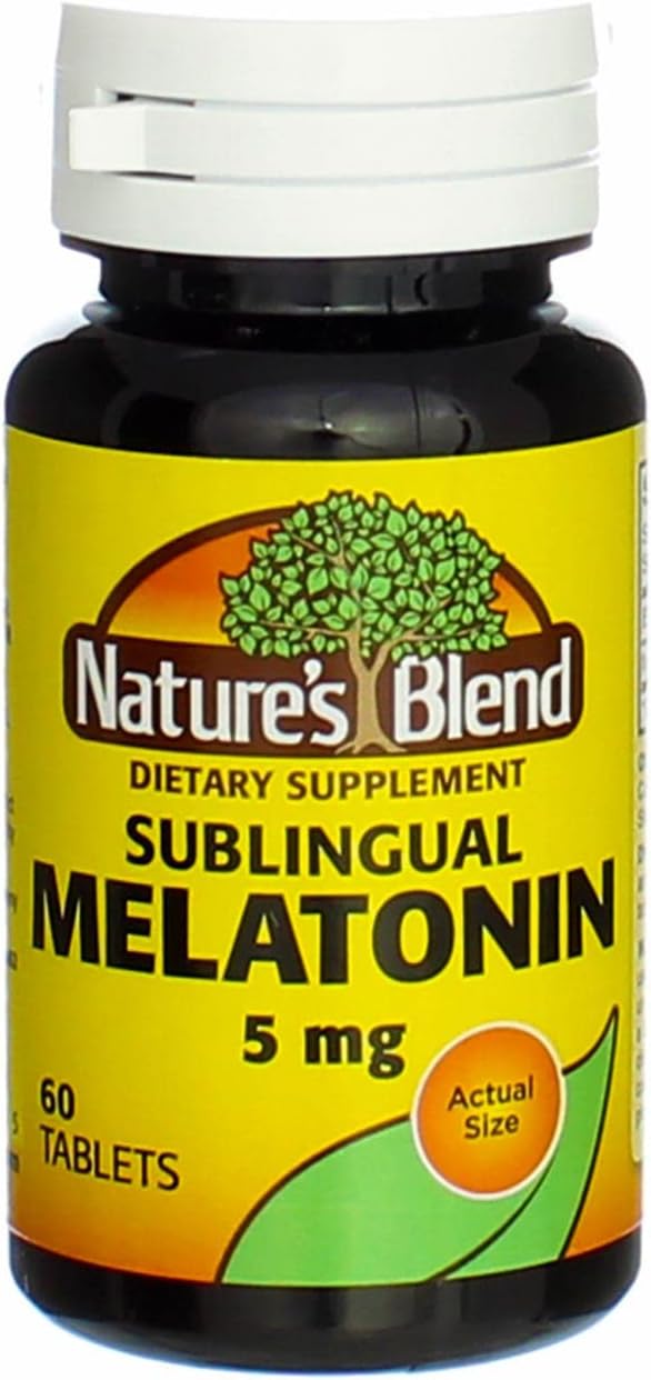Nature's Blend Melatonin 5 mg - 60 Tablets Pack of 5