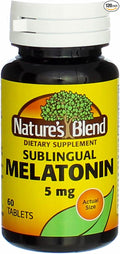 Nature's Blend Melatonin 5 mg - 60 Tablets Pack of 5