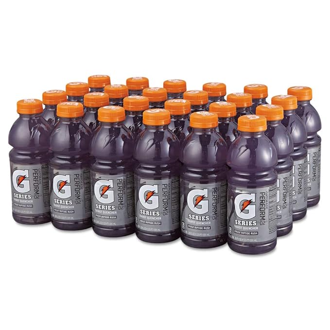 Gatorade Sports Drink Frost Riptide Rush 20-Ounce Wide MouthBottles (Pack of 24)