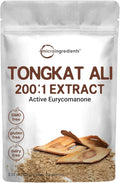 Micro Ingredients Tongkat Ali 200:1 Extract Powder for Men (100g) | Eurycoma longifolia (Longjack) Root | Concentrated Herbal Supplement | Non-GMO Gluten Free