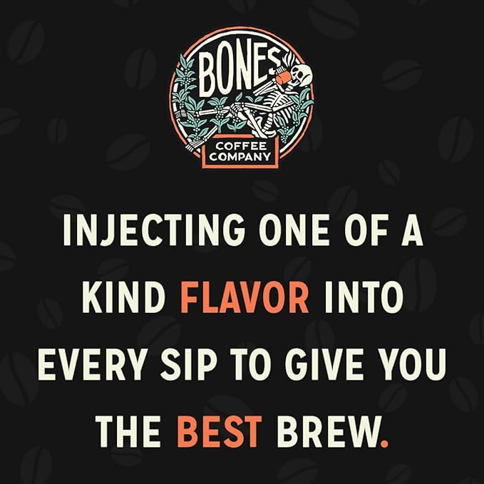 Bones Coffee Company Salted Caramel With Salty Siren Ground Coffee 12 oz Bundle