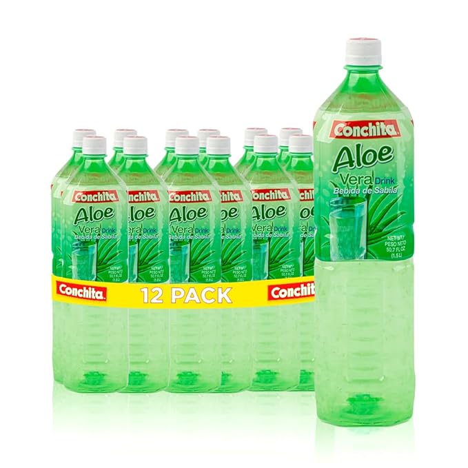 Conchita Aloe Vera Juice Drink - Refreshing Beverage - 1.5 lt. (Pack of 12)