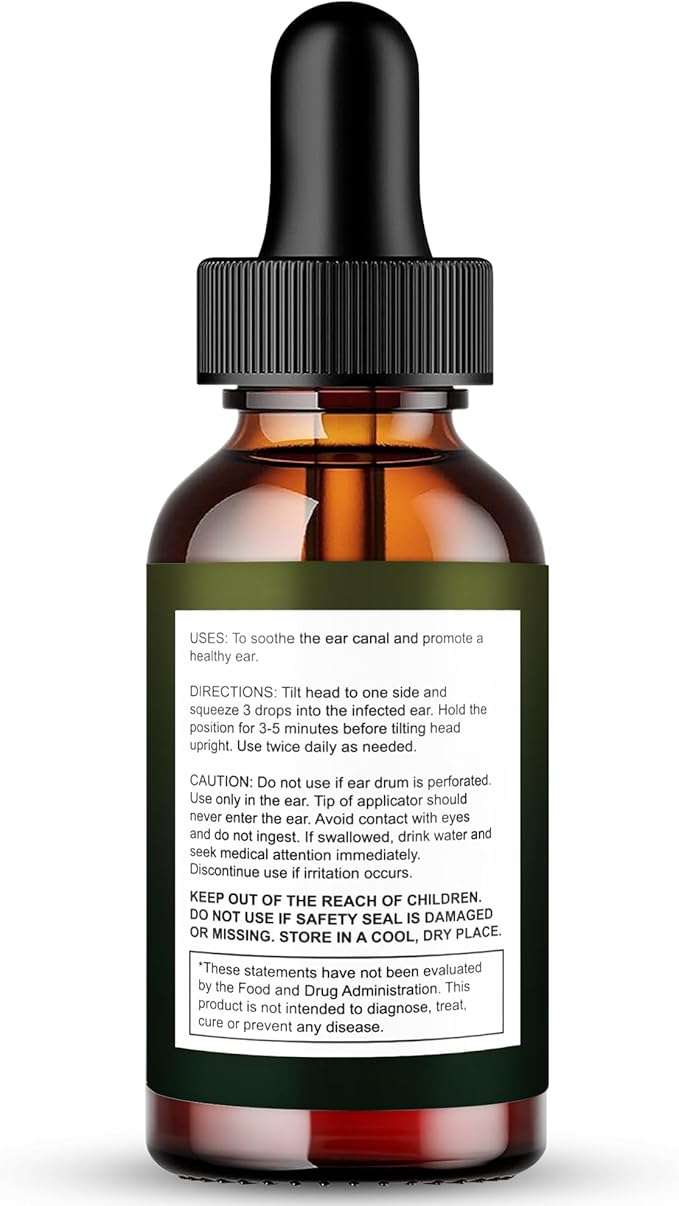 Tinnitus Fix Drops Official TinnitusFix Tinnitus Relief for Ringing Ears Advanced Ear Health Support Supplement Liquid Drop All Natural for Healthy Ringing Ear Tinnitus Fix Dropper Reviews (3 Pack)