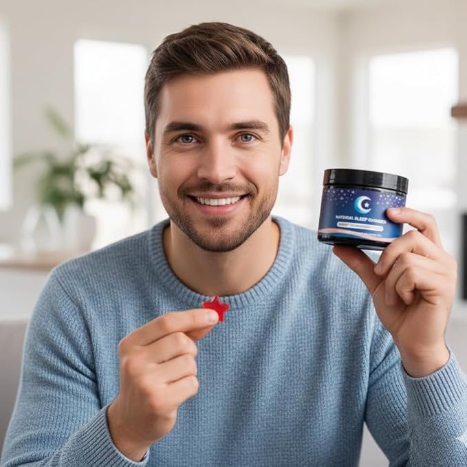 ZAYMAN Melatonin Free Sleep Gummies Natural Sleep Aid Gummies with L-Theanine Magnesium Glycinate Valerian Root Passionflower - Sugar Free Strawberry Flavor Vegan 60 Count