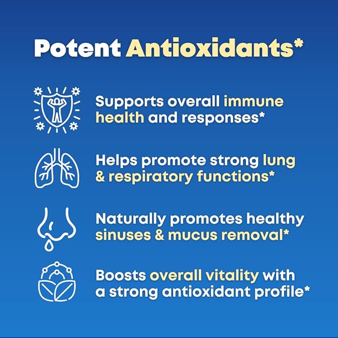 Mullein Leaf Extract &amp NAC Lung Detox Cleanse- N-Acetyl Cysteine Marshmallow Root Bromelain - Lung Health Sinus Mucus Removal Support Supplement for Smokers - 90 Capsules Non-GMO Gluten-Free