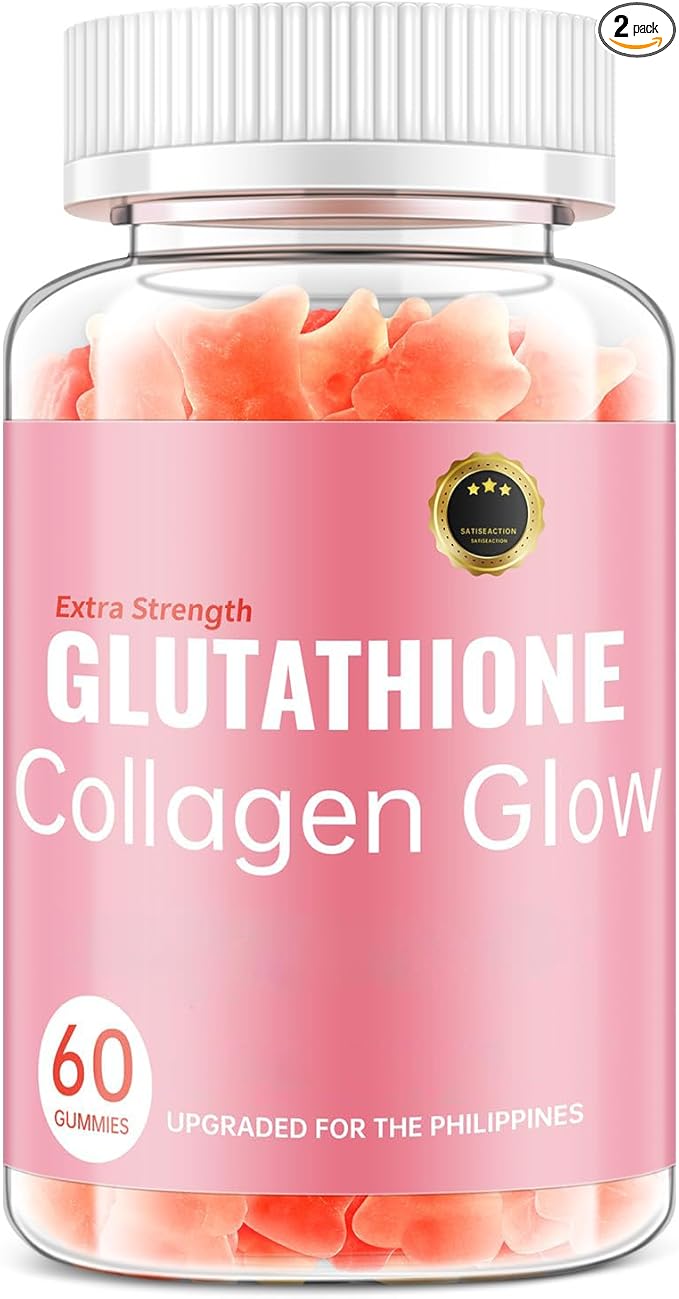 Glutathione Collagen Glow Gummies for Women Glutathione Collagen Glow Gummies for Dark Spot 60/120Pcs Korean Organic Glow Beauty Collagen for Skin Care(2)