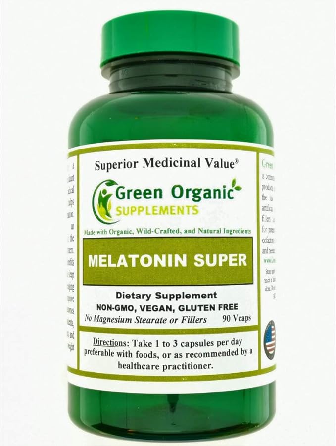Green Organic Supplements Melatonin Super (Pack of 1)