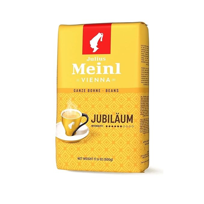 Julius Meinl: Jubilaum Blend Genuine Viennese Medium Roast Coffee Beans 500g / 17.6oz
