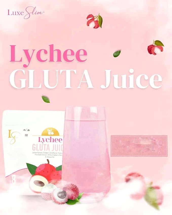 Luxe Slim Half Kilo Lychee Gluta Juice 500g