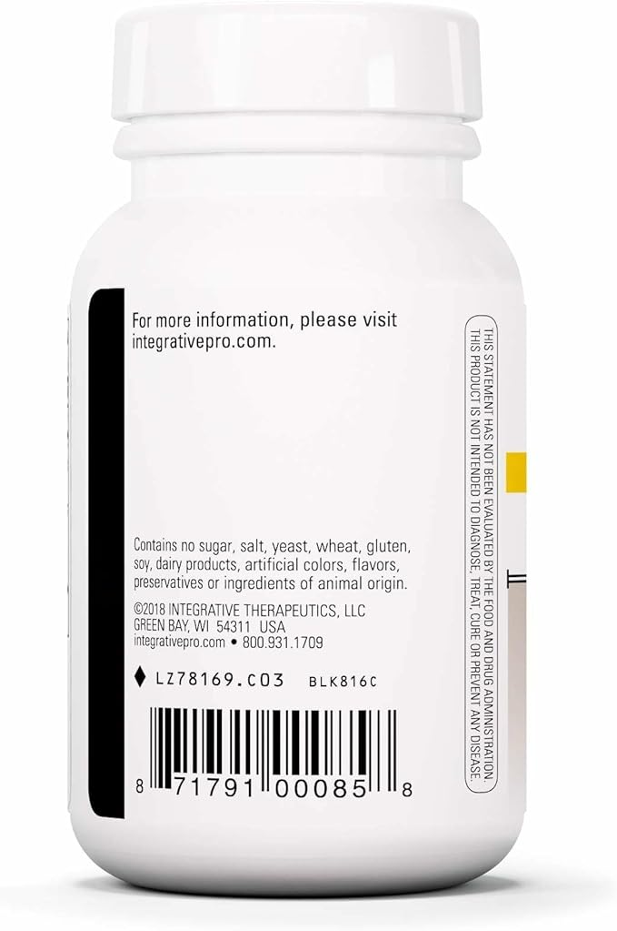 Integrative Therapeutics Berberine Complex - Digestive &amp Gut Health Supplement* - Vegan Gluten-Free &amp Dairy-Free - 90 Capsules (45 Servings)