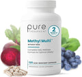Pure Therapro Rx Methylated Multivitamin for Men and Women | Made in USA | Methyl Multi Without Iron Methyl B12 &amp Methylfolate | 120 Capsules 2-Month Supply