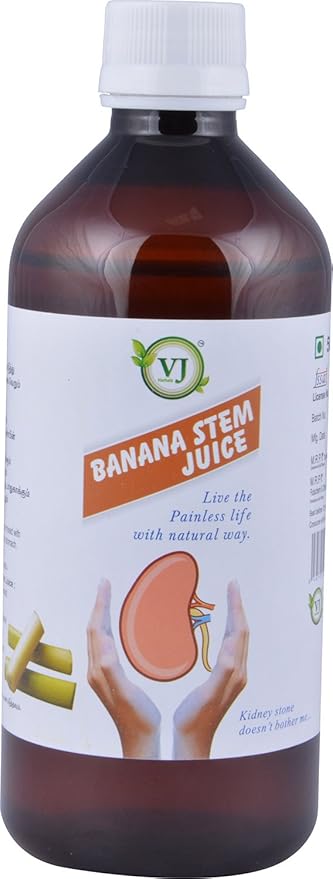 V.J.Herbals Banana Stem Juice (500 ml) Water Color