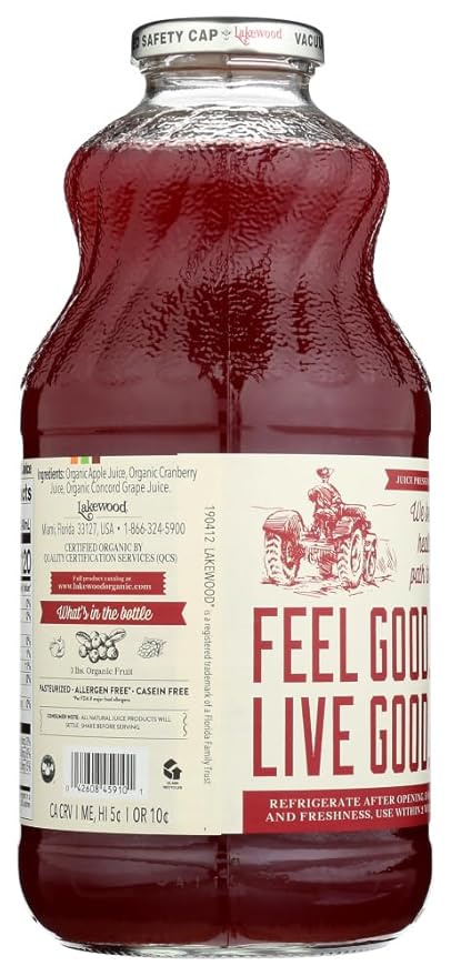 Organic Cranberry Blend Juice (Pack of 6)