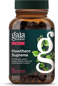 Gaia Herbs Hawthorn Supreme - Hawthorn Berry Supplement - with Herbs Traditionally Used to Support Heart Health* - 120 Vegan Liquid Phyto-Caps (120 Servings)