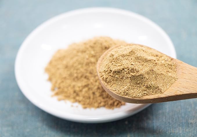 Sweet Post Dendrobium Powder Pure Shihu Stem Extract 2 oz for Tea Vegan Baking Thickener Herbal Beverages &amp Skincare Base 石斛粉