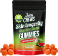 Biotin and Collagen Gummies | Low Sugar Non-GMO Collagen Gummies for Men and Women| All Natural Flavors | 60 Gummies | 30 Servings | Watermelon Flavor