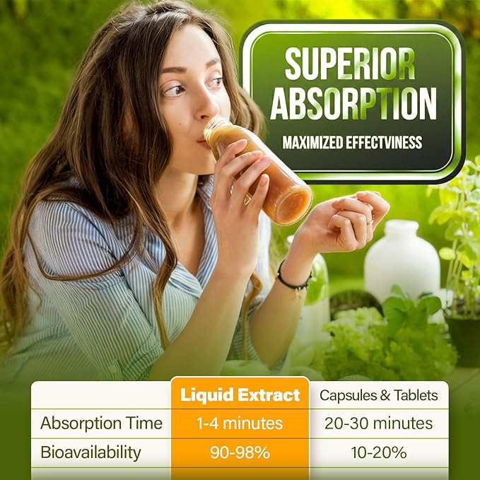 Soursop Bitters Liquid – Herbal Detox Formula with Soursop Ginger Turmeric &amp Black Seed Mixed Berry Flavor – Supports Digestive Balance &amp Immune Wellness – 16 fl oz