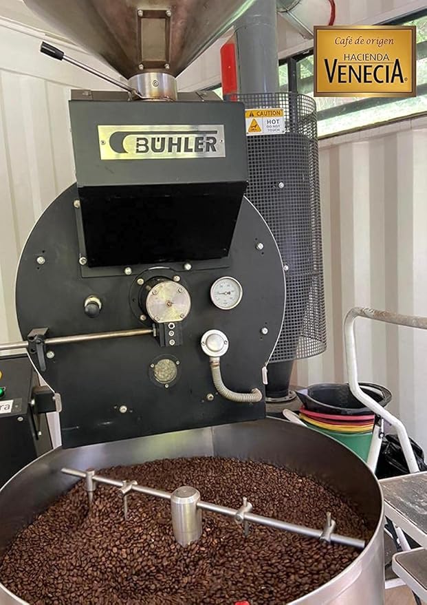 Hacienda Venecia Whole Bean Coffee Medium Roast 100% Colombian Arabica Single Origin from Manizales - 17.6 oz Bag