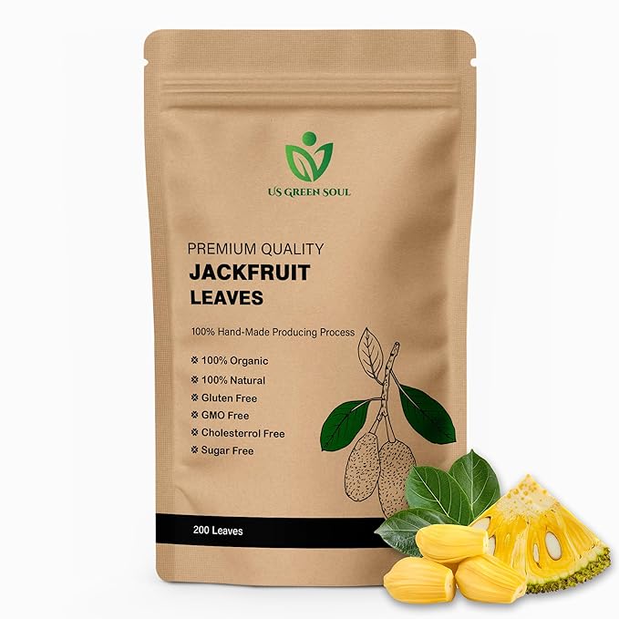 Jackfruit Leaves – Naturally Dried Herbal Leaves – Pure Artocarpus Heterophyllus Leaves for Tea &amp Traditional Preparations