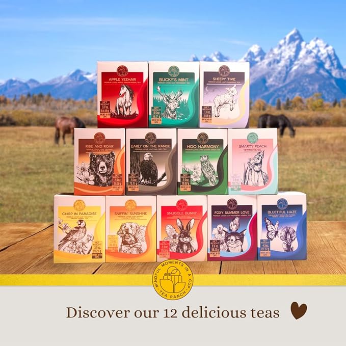 Tea Ranch – Chirp in Paradise Pineapple Orange Loose Leaf Tropical Fruit Herbal Tea Premium Blend Naturally Caffeine‑Free Herbal Enjoy Hot or Iced &amp Brews Up to 45 Cups 3.5 oz Reusable Glass