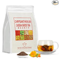 Liver Detox TeaChrysanthemum Cassia Seeds Tea Bags(160g 8gX20Bags) Honeysuckle Chinese wolf-berry Sweet-scented Osmanthus Burdock Root Combination of Floral Tea 菊花决明子茶包
