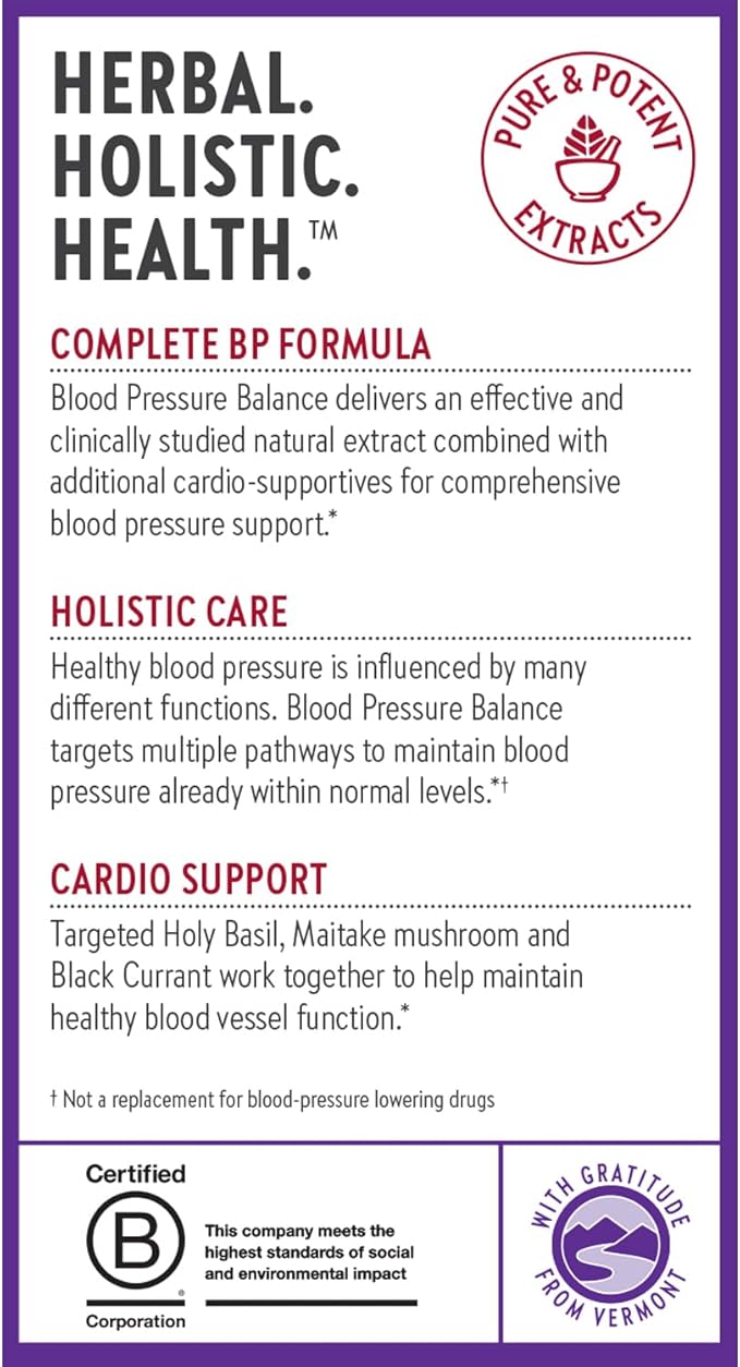 New Chapter Blood Pressure Supplement Take Care with Organic Vegan Grapeseed + Black Currant + Non-GMO Ingredients 30 Count