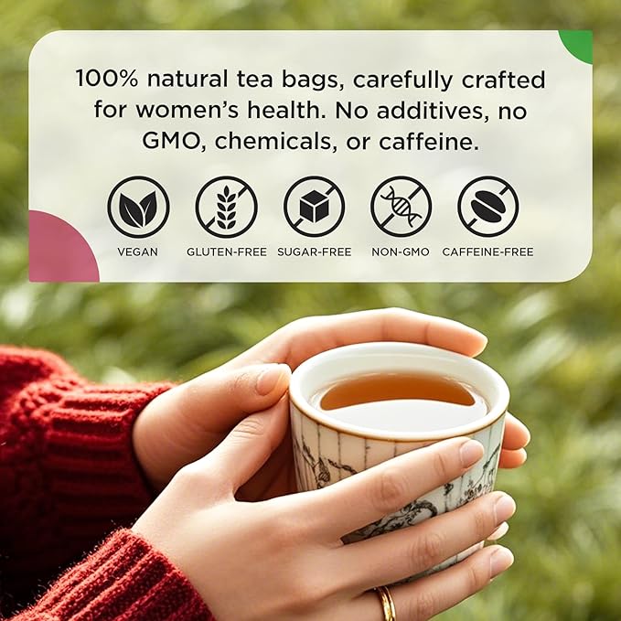 Aromlife Natrual PCOS Spearmint Tea for Female Hormone Balance 20 Teabags PCOS Herbal Tea Helps to Get Pregnant Fast 10 Teabags/Pack Organic Spearmint Tea Supports Overall Fertility Caffeine-free