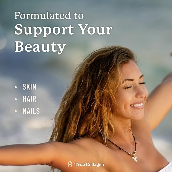 True Collagen Marine | 11000 mg Hydrolyzed Collagen Liquid Supplement - 2 x 500 ml (1000 ml) 40 Day Supply | Hyaluronic Acid Biotin and Vitamin C for Healthy Hair Skin and Nails | Sugar-Free