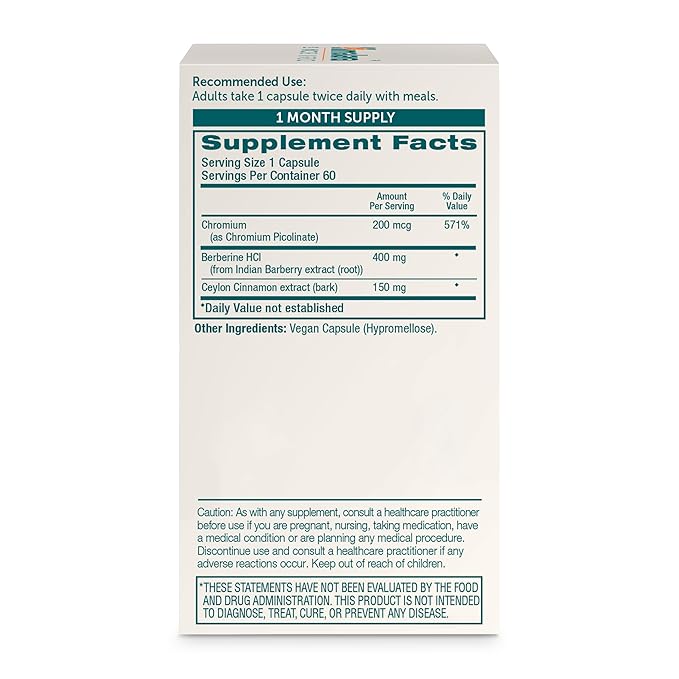 Himalaya Berberine with Ceylon Cinnamon - Herbal Supplement for Supporting Normal Metabolism Immune and Digestive Health - Vegan Gluten Free 60 Vegetarian Capsules