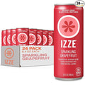 IZZE Sparkling Water Juice Beverage Blend Grapefruit No Sugar Added 8.4 FL OZ 24 Cans
