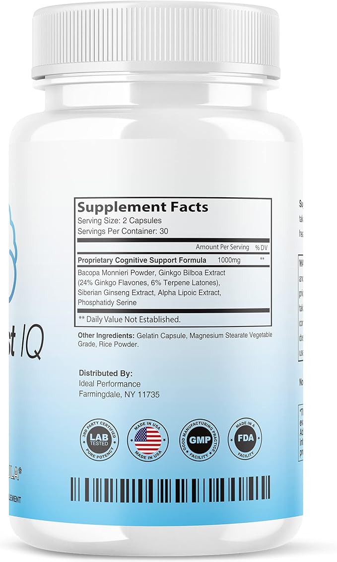 (3 Pack) Neuro Boost IQ Supplement Brain Pills Mind Ben Carson Neurobooster Neuroboostiq (180 Capsules)