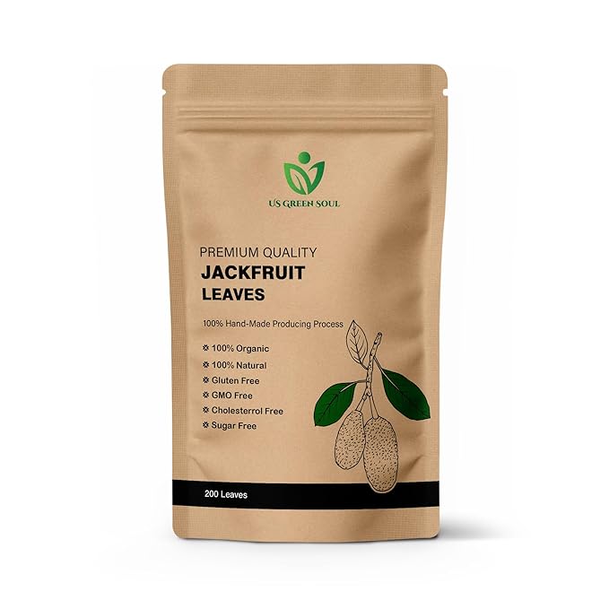 Jackfruit Leaves – Naturally Dried Herbal Leaves – Pure Artocarpus Heterophyllus Leaves for Tea &amp Traditional Preparations
