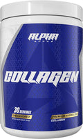 Alpha Supps Premium Hydrolyzed Collagen Protein Powder - Collagen Peptides Supplement for Men &amp Women with Digestive Enzymes - 30 Servings (Unflavored)