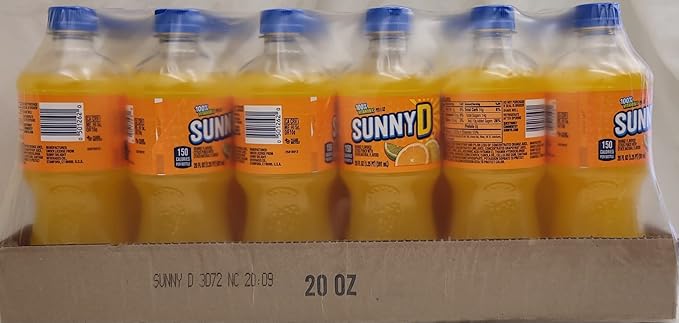 SunnyD 20 oz Bottles 24 Pack