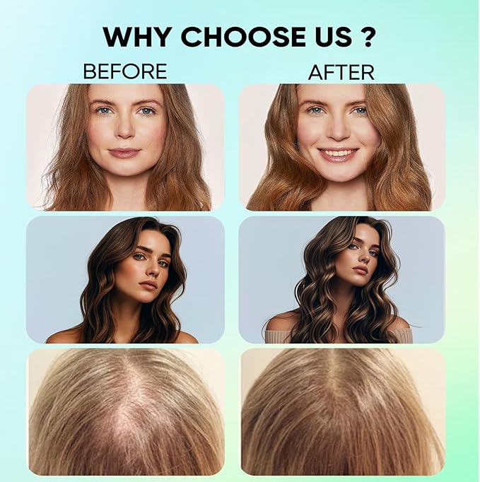 Revive Hair Gummies Balmbare Revive Gummies for Hair Promotes Thicker Fuller Stronger Hair with Organic Irish Sea Moss Pearl Powder Glow Vitamin C/E Aloe Vera 60 Count