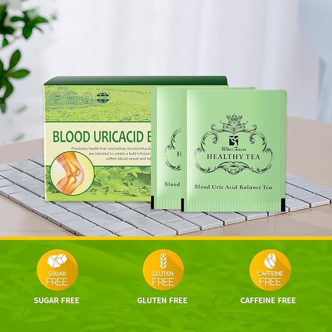 AIHIYO Blood Uric Acid Balance Tea Promote Purine Metabolism and Relieve Pain 20 Teabags