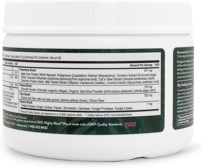 VIDAPURA Mighty Maca Plus Mango by Dr. Anna Cabeca – Superfood Greens Powder for Daily Energy &amp Vitality – Sugar-Free Vegan Alkaline 30-Day Supply