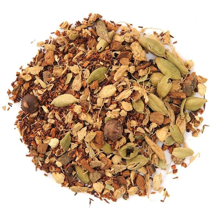 Organic Positively Tea Company Rooibos Chocolate Chai Tea Loose Leaf 16 Ounce