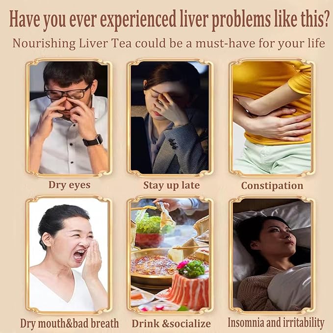 Daily Liver Tea 18 Flavors Liver Tea with 18 Different Herbs for Better Liver Natural Herbal Tea for Liver (2 Boxes 60 Bags)