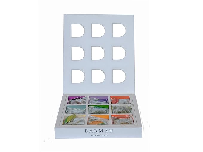 Armenian Herbal Tea Premium Collection – 27 Tea Bags Featuring 9 Distinct Wild Mountain Herb Blends | Carefully Curated Selection of Wild Thyme Mint Pomegranate Chamomile Lavender Rose Petals &am