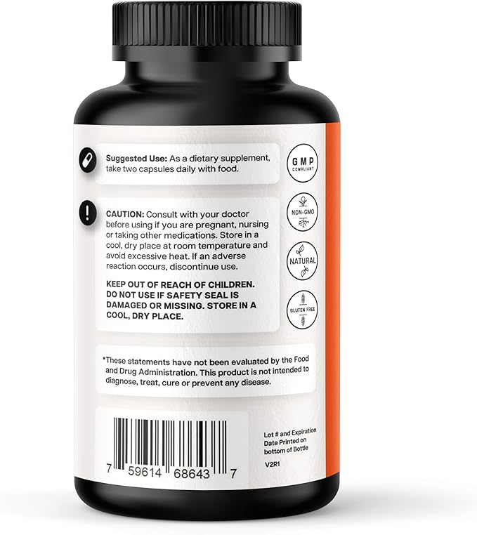 3 in 1 Uric Acid Flush Cleanse – Tart Cherry Extract with Turmeric &amp Celery Seed Supplement Purge - Feet and Joint Support - 60 Veggie Capsules