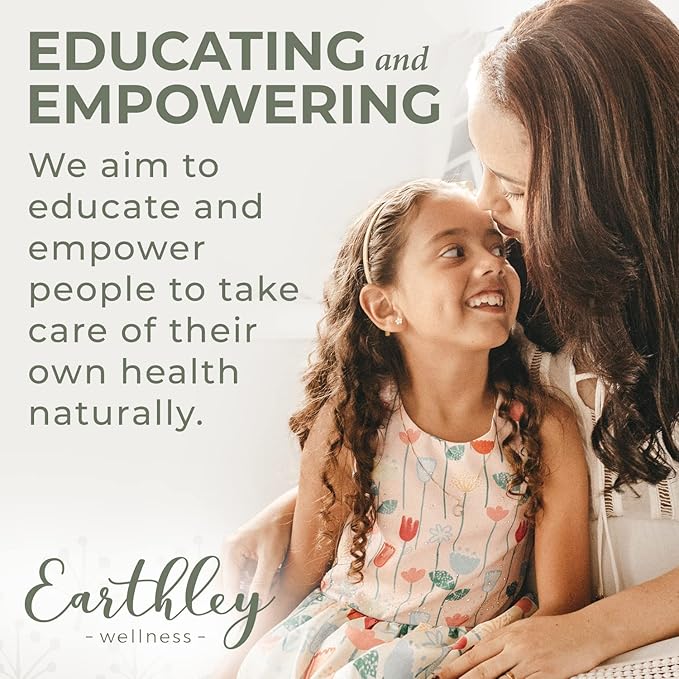 Earthley Wellness Postpartum Balance Supports and Balances Female Hormones Supports Postpartum Recovery Smooths Out Mood Swings Essential Herbs Like Dandelion Root Catnip &amp Alfalfa (2oz)