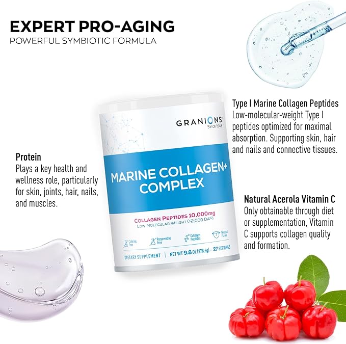 Marine Collagen Powder unflavored and Marine Collagen Lemon Powder Enhanced Collagen Bundle