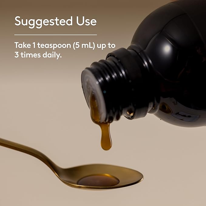 Immune + Energy Syrup Herbal Formula with Ashwagandha Echinacea Astragalus and Ginseng High Absorption Easy to Take Caffeine-Free - 6.7 Fl oz (40 Servings)