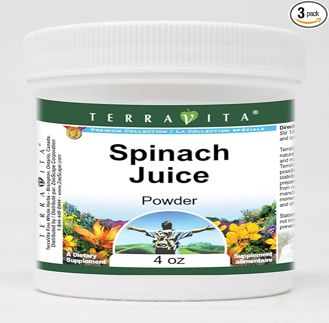 Spinach Juice Powder (4 oz ZIN: 521879) - 3 Pack